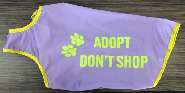 Greyhound Vest - 'Adopt, Don't Shop'